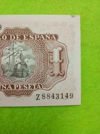 Billete 1 Peseta Banco de España