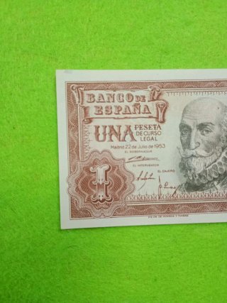 Billete 1 Peseta Banco de España