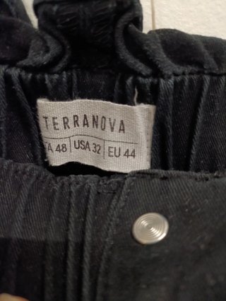 Set 2 Pantaloncini Jeans Neri e Blu L/XL