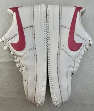 Zapatillas Nike Air Force 1 bianco e granata taglia 41