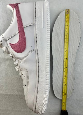 Zapatillas Nike Air Force 1 bianco e granata taglia 41