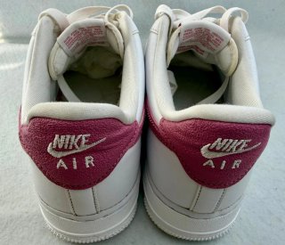 Zapatillas Nike Air Force 1 bianco e granata taglia 41