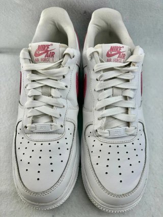 Zapatillas Nike Air Force 1 bianco e granata taglia 41