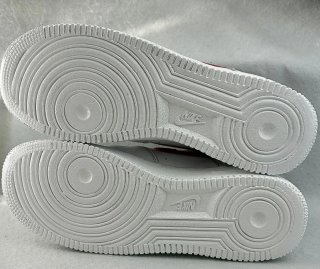 Zapatillas Nike Air Force 1 bianco e granata taglia 41