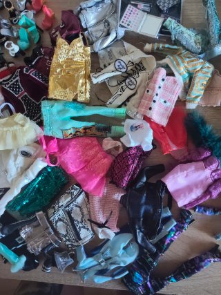 Lote Ropa Muñecas Rainbow High/Shadow High