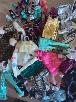 Lote Ropa Muñecas Rainbow High/Shadow High