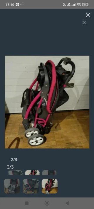 Silla de Paseo Baby Trend Hello Kitty