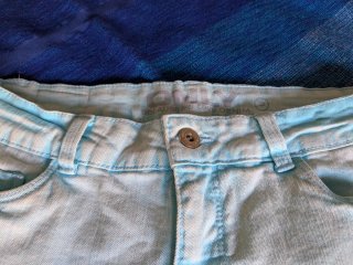 Pantalón corto vaquero chica
