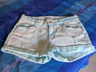 Pantalón corto vaquero chica