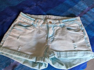 Pantalón corto vaquero chica