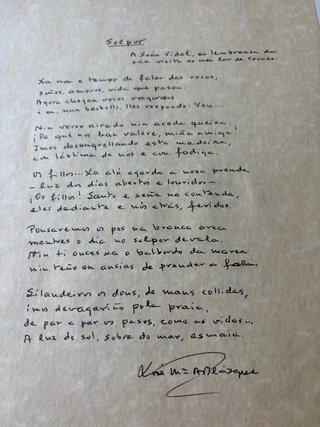 Serigrafía Soneto García Lorca 1930 y Solpor ABlaz