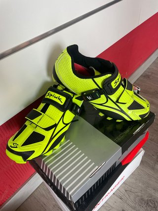 Zapatillas Ciclismo Spiuk Amarillas T-42