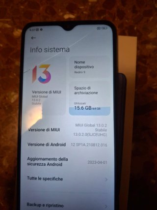 Xiaomi Redmi 9 Nero