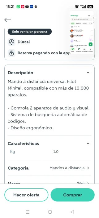 Lote 20 Mandos a Distancia Pilot
