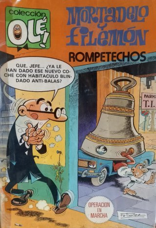 LOTE 10 TEBEOS OLE MORTADELO Y FILEMON.BURRADAS.