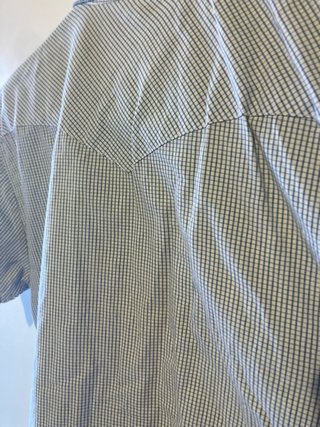 Camisa Lee cuadros azul y blanco