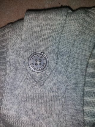 Gilet Tommy Hilfiger grigio e bianco
