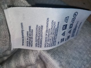 Gilet Tommy Hilfiger grigio e bianco