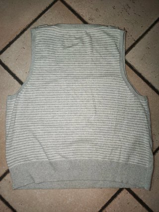 Gilet Tommy Hilfiger grigio e bianco