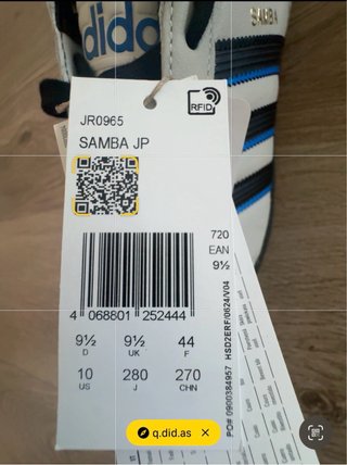 Adidas Samba JP Talla 44