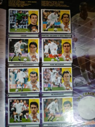 Álbum Cromos Liga ediciones este. 2002/2003