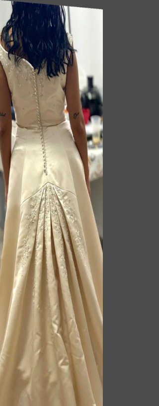 Vestido de Novia Pronovias Perla Beige