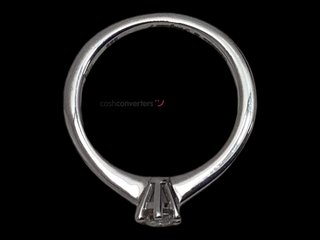 anillo oro 14k con diamante
