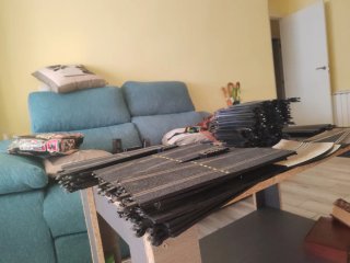 Lote pistas Scalextric: Rectas, curvas y más