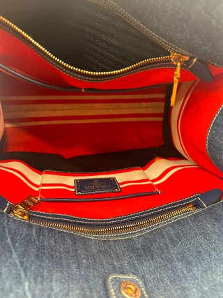 Borsa Prada Denim Blu