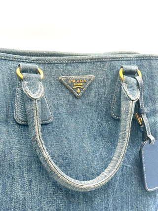 Borsa Prada Denim Blu