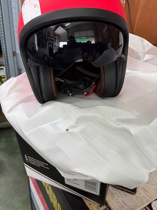 Cascos Gran Scooter Rojo/Blanco/negroTALLAS S-ML