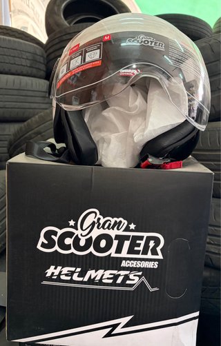 Cascos Gran Scooter Rojo/Blanco/negroTALLAS S-ML