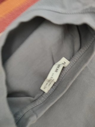 Camiseta Pull&Bear gris estampado