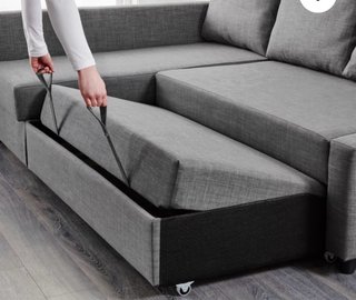 Sofá Cama Ikea FRIHETEN Gris