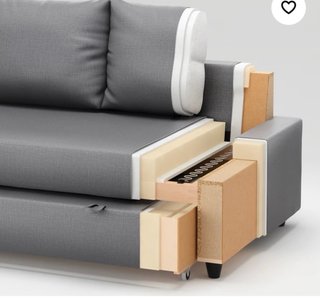 Sofá Cama Ikea FRIHETEN Gris