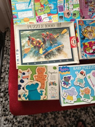 Lote 2 de juegos y puzzles infantiles