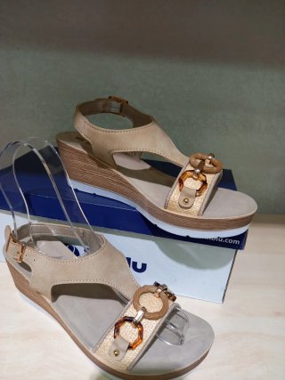 Sandali Inblu Donna Beige Tg 38