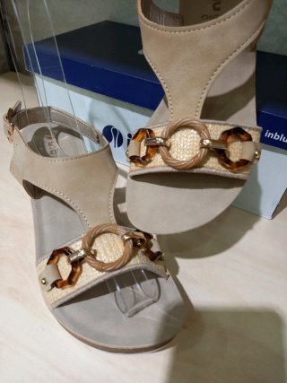 Sandali Inblu Donna Beige Tg 38