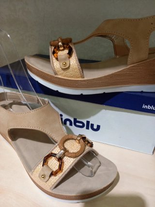 Sandali Inblu Donna Beige Tg 38