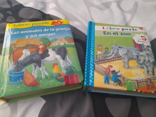 7# Libro puzzles granja y zoo +3años