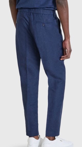Pantaloni Antony Morato misto 70lino blu taglia 48