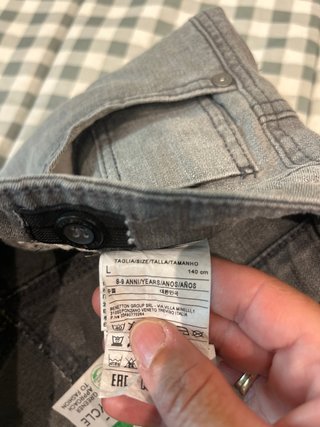 Pantalón corto vaquero niño Benetton tslla 8-9 año