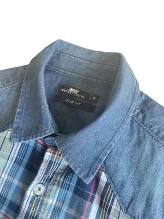 Camisa Vaquera Cuadros Inside 2000 Algodón S Mujer