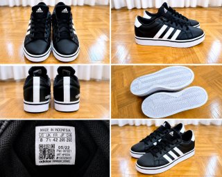 Zapatillas Adidas Negras y Blancas Talla 42