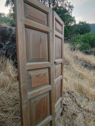 Puerta madera antigua +100 años