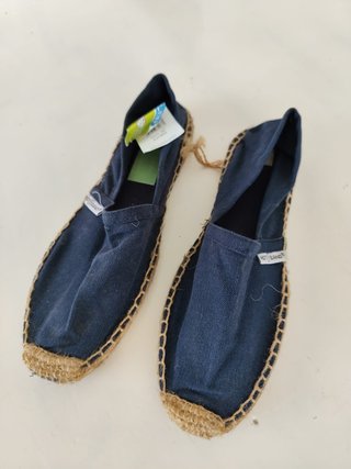 Espadrillas blu stile spagnolo Tg 41