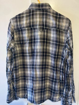 Camisa Levi's Cuadros Negra y Blanca