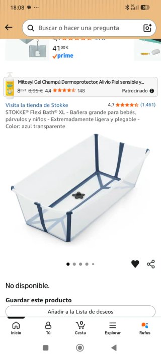 Bañera bebé plegable Stokke Flexi Bath XL