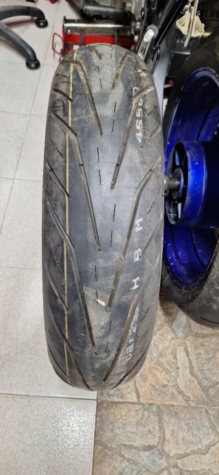 Rueda trasera moto completa