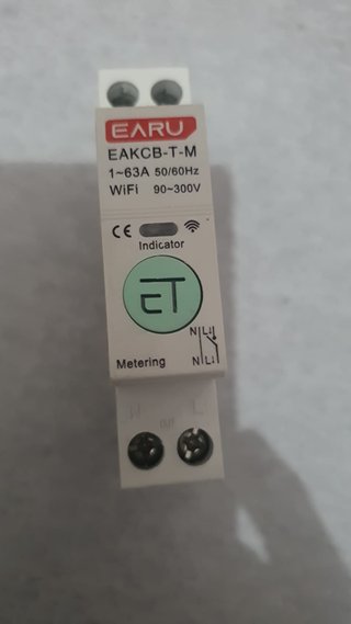 EARU EAKCB-T-M, Wi-Fienabled smart circuit breaker